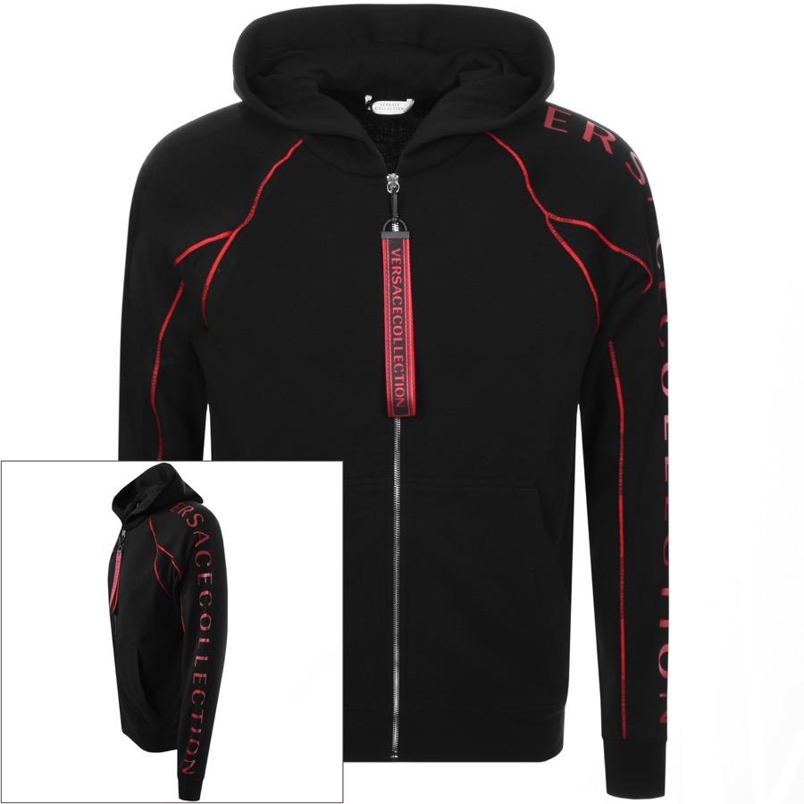 black and white north face hoodie