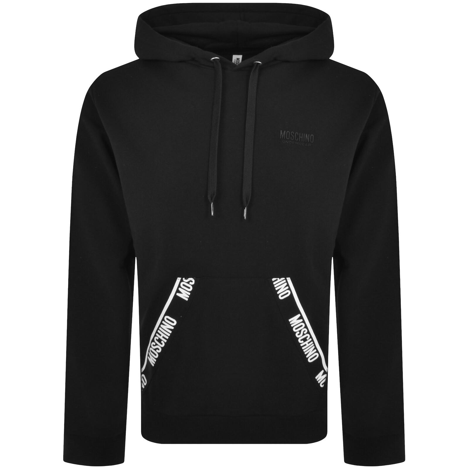 Mens moschino hoodie sale deals