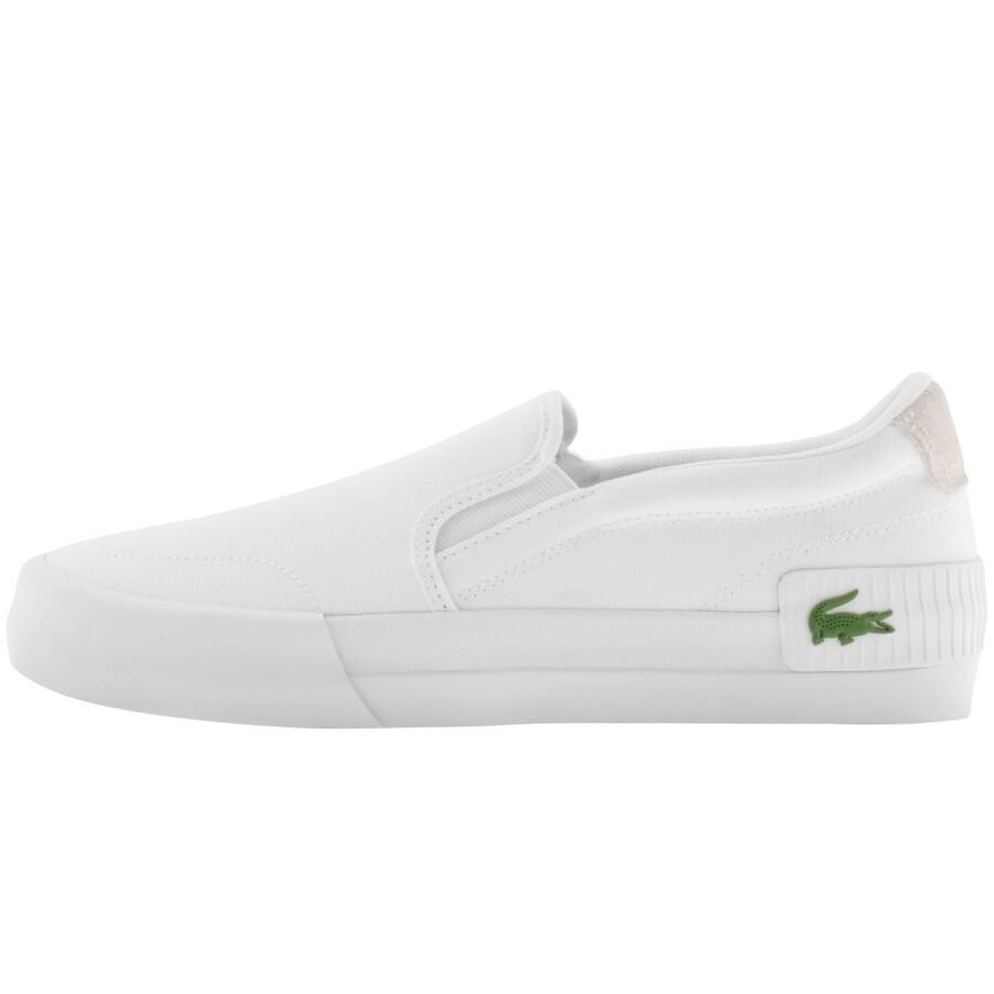 Lacoste L004 Slip On Trainers in White for Men | Lyst