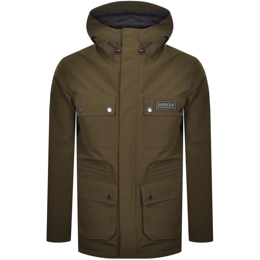 Barbour Synthetic Endo Wax Jacket in Green for Men - Lyst