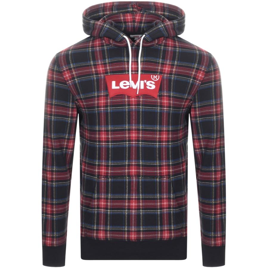 levis tartan hoodie