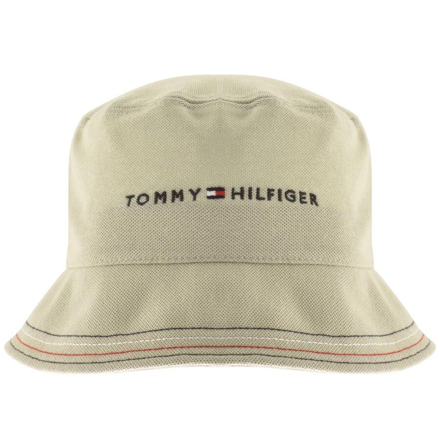 Tommy Hilfiger Skyline Bucket Hat in Natural for Men | Lyst