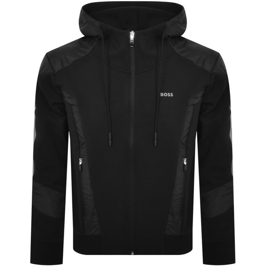 BOSS by HUGO BOSS Boss saggon Full Zip Hoodie in Black for Men Lyst