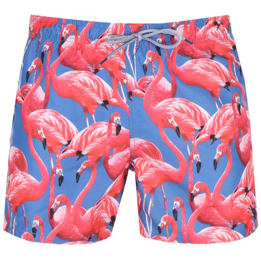 ted baker flamingo swim shorts