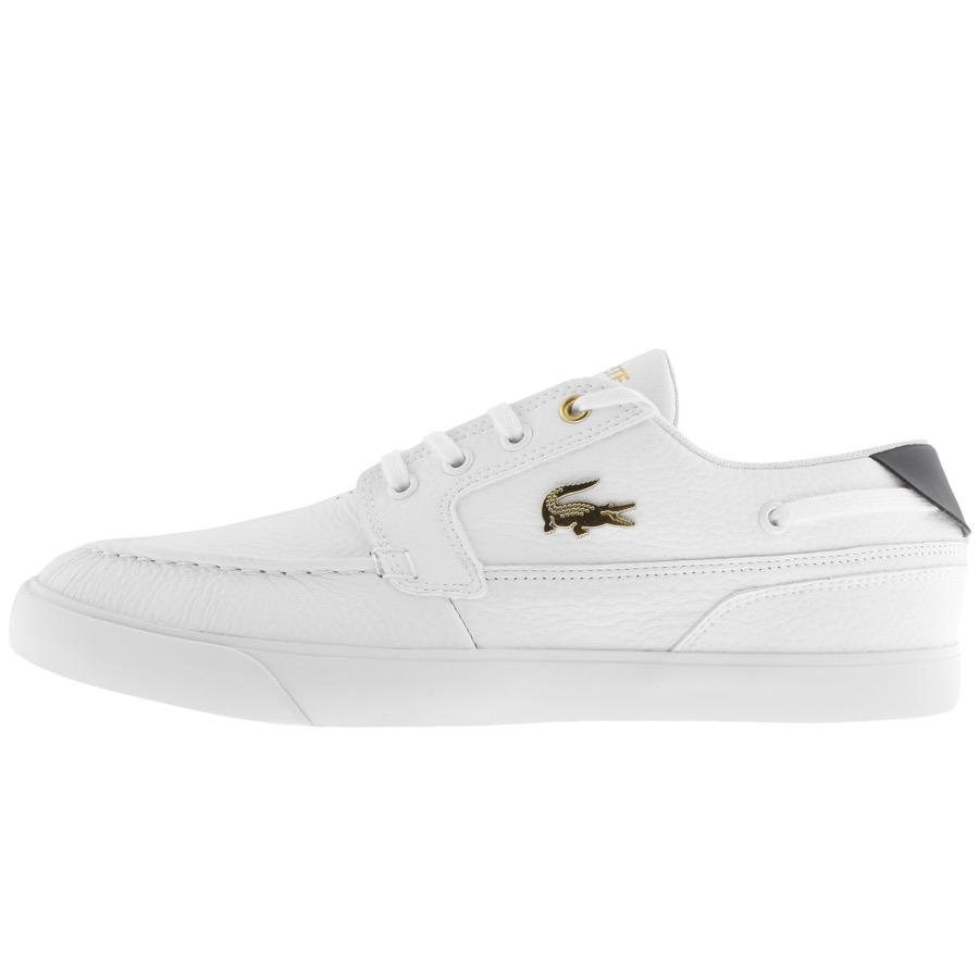 Lacoste Bayliss Deck Trainers in White for Men | Lyst