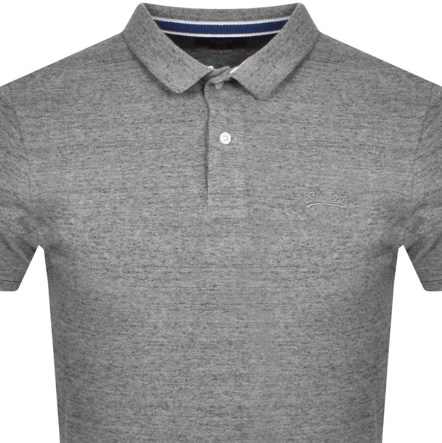 Superdry Classic Pique Polo T Shirt in Gray for Men | Lyst
