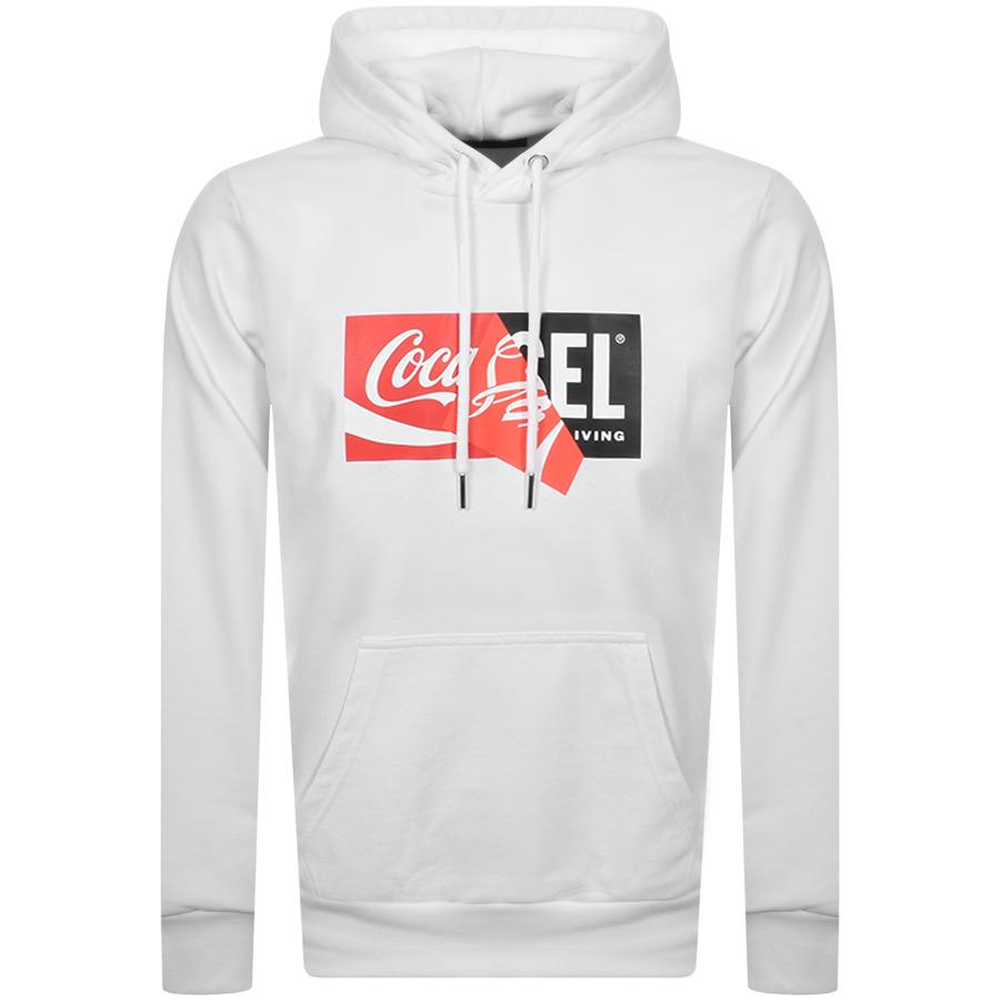 white coca cola hoodie