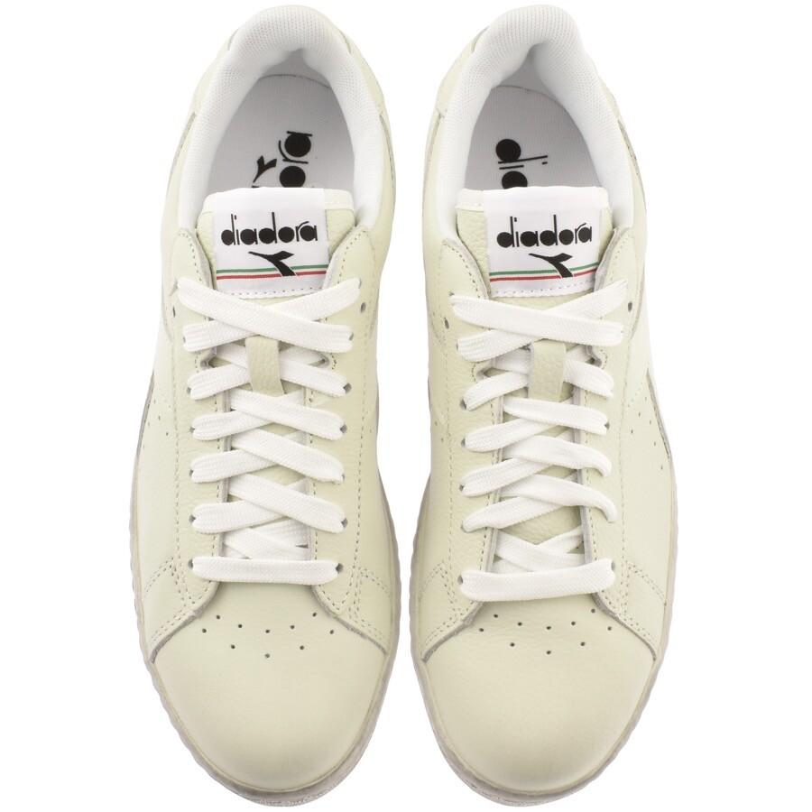 Diadora Game L Low Waxed Trainers in White for Men | Lyst