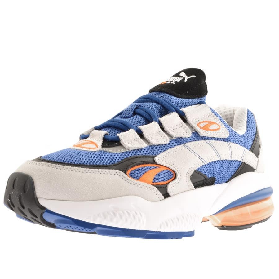 PUMA Lace Cell Venom Trainers in White (Blue) for Men - Save 38% - Lyst