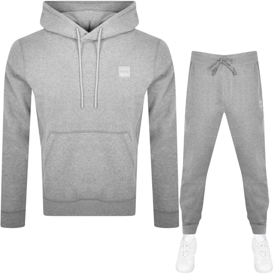 BOSS by HUGO BOSS Boss Wetalk Hooded Tracksuit in Gray for