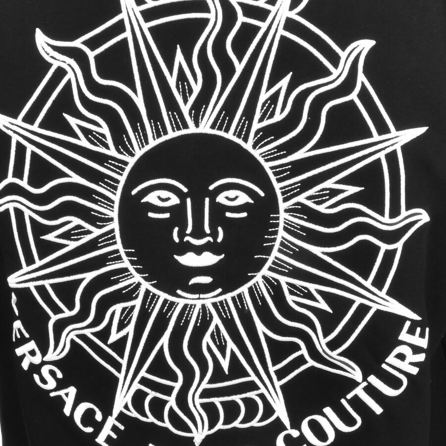 Versace Jeans Couture Couture Sun Logo Hoodie in Black for Men Lyst