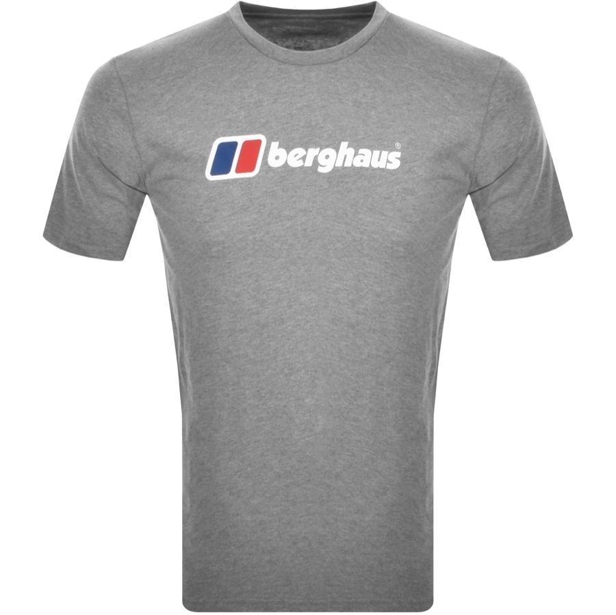 Berghaus Cotton Logo T Shirt in Grey (Gray) for Men | Lyst