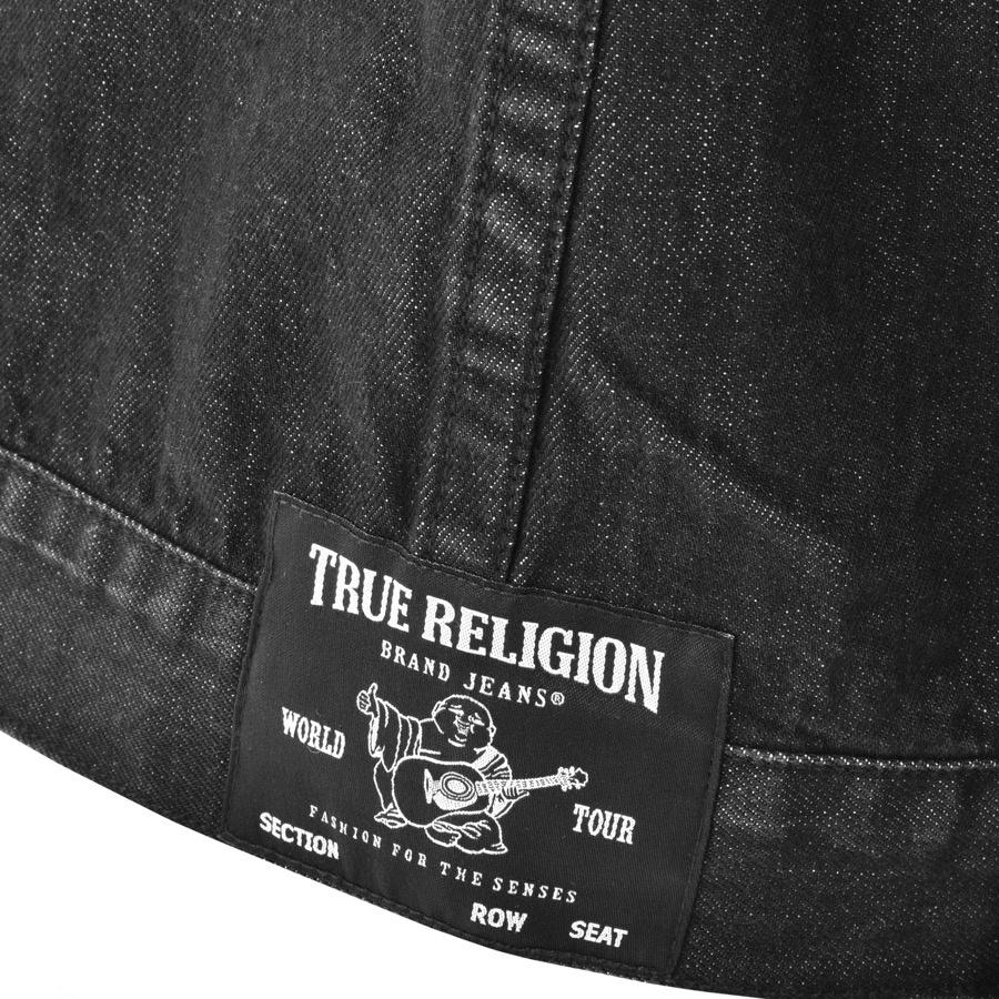 True Religion Sherpa Jimmy Denim Jacket in Black for Men | Lyst