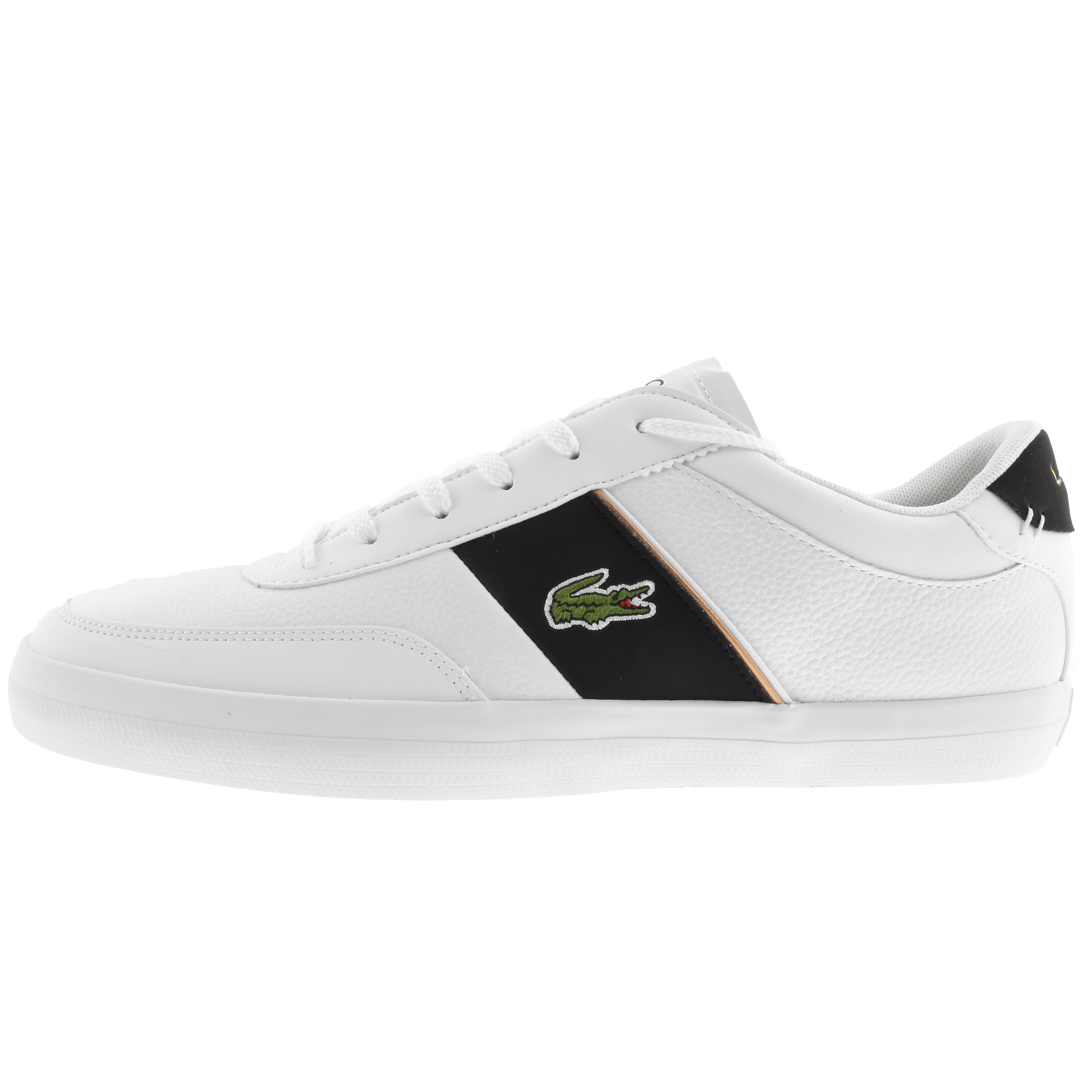 Lacoste Leather Court Master 319 in White/Black (White) for Men - Lyst