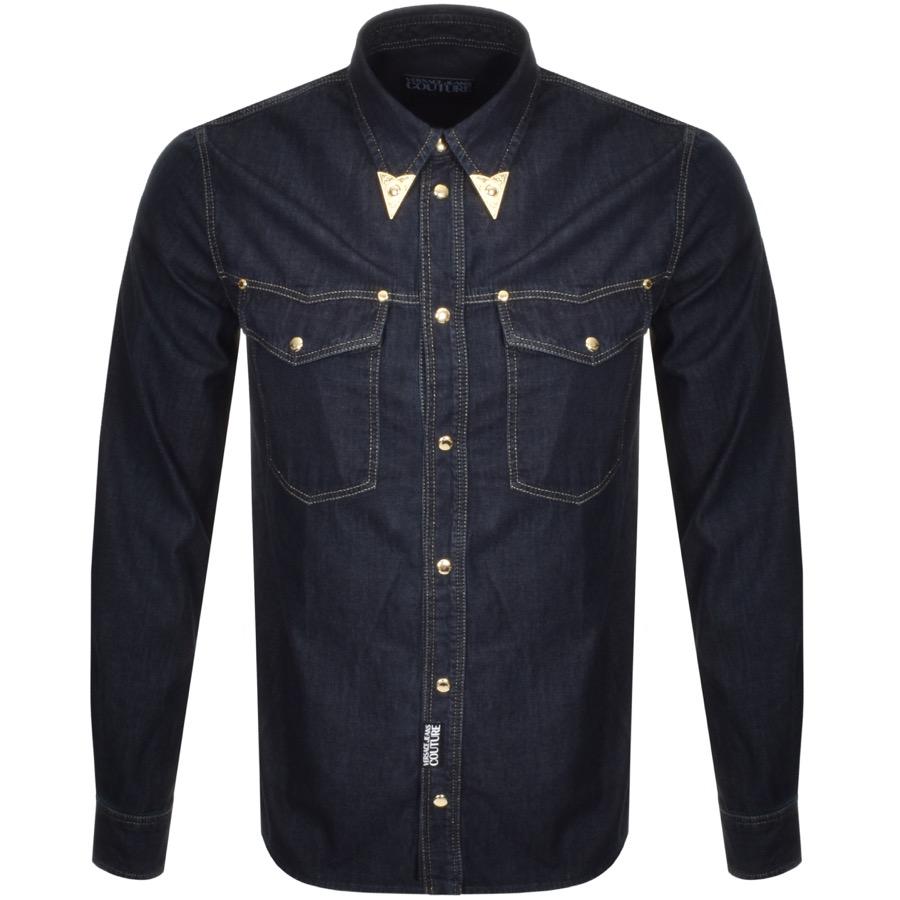 versace denim shirt