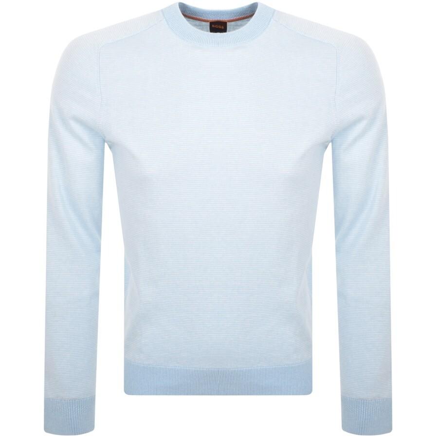 hugo boss blue sweater