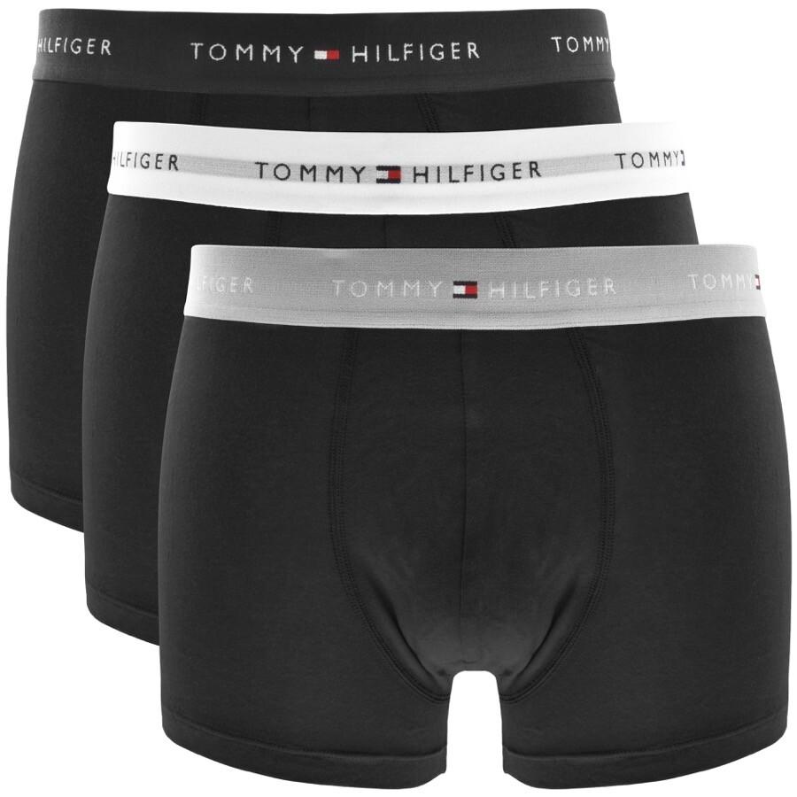 Tommy Hilfiger Underwear Three Pack Trunks in Black for Men Lyst UK