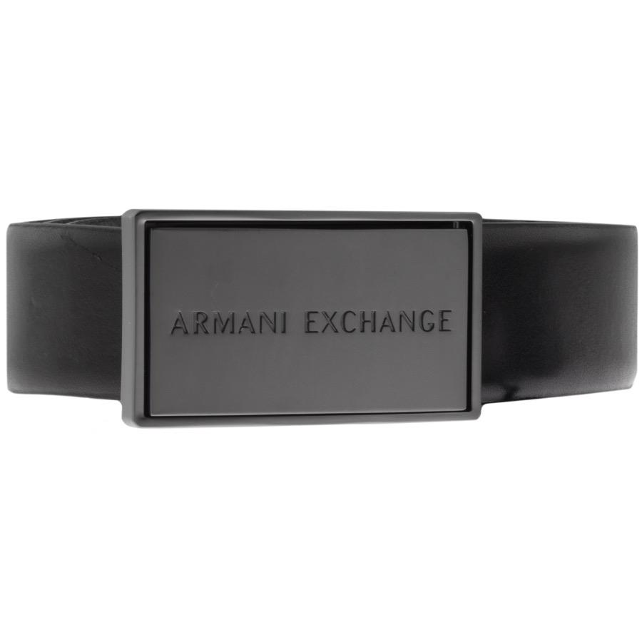 armani exchange black belt