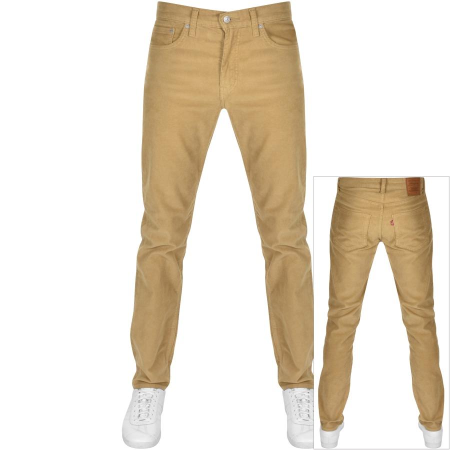 Levi's 511 Corduroy Slim Fit Jeans Brown in Beige (Natural) for Men - Lyst
