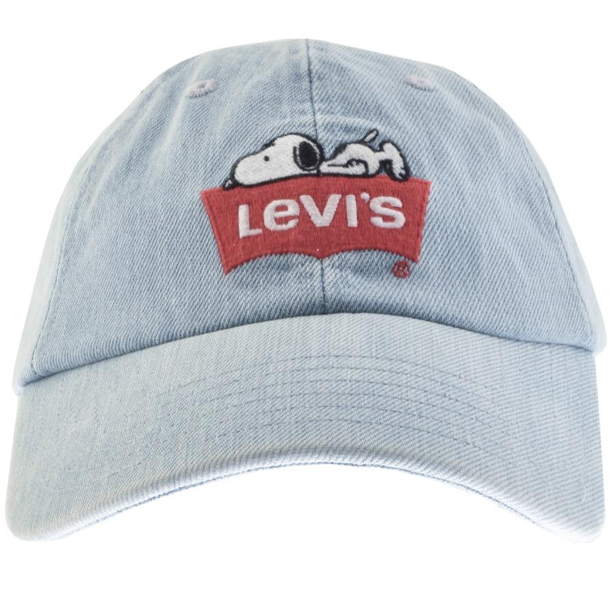 Levi's Denim Snoopy Logo Cap Blue for Men - Lyst