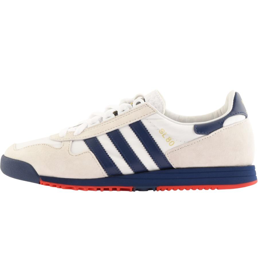 adidas Originals Synthetic Sl 80 Trainers in White for Men | Lyst
