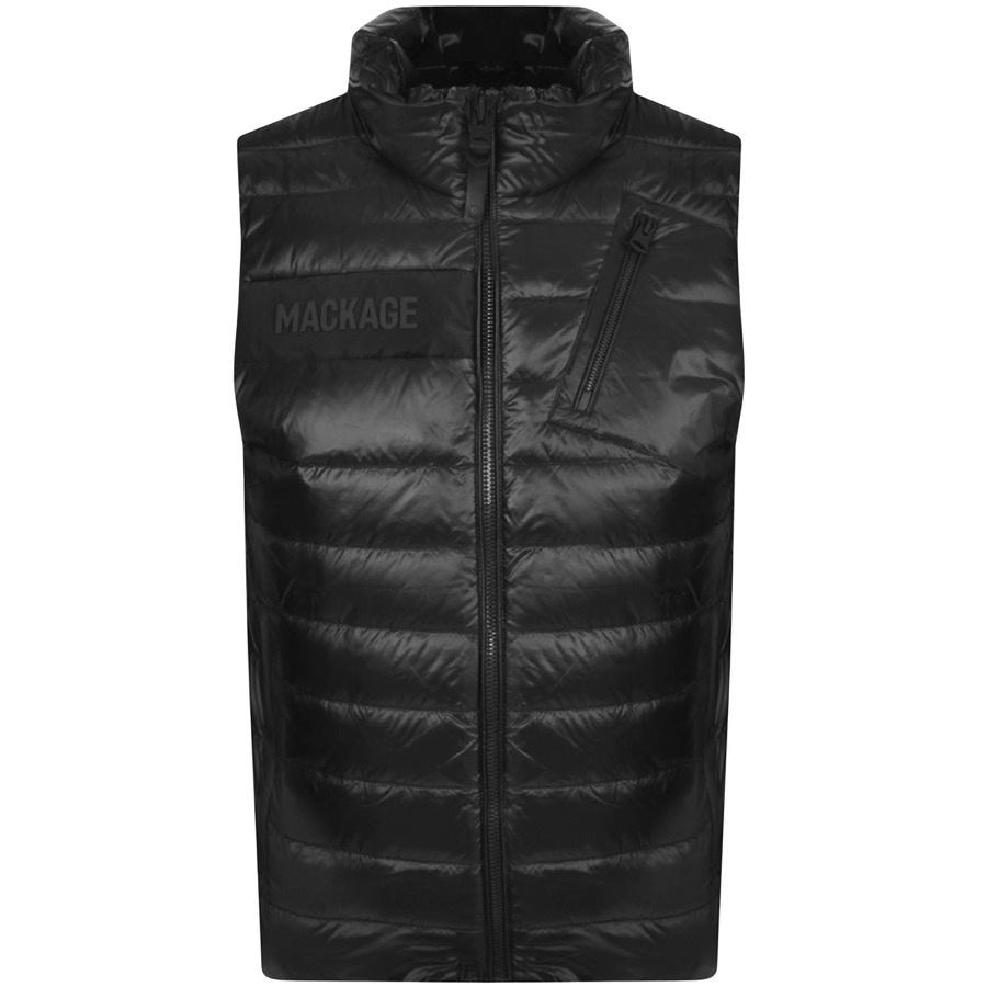 Mens Clothing Jackets Waistcoats and gilets Mackage Leather Hardy Gilet in Black for Men 