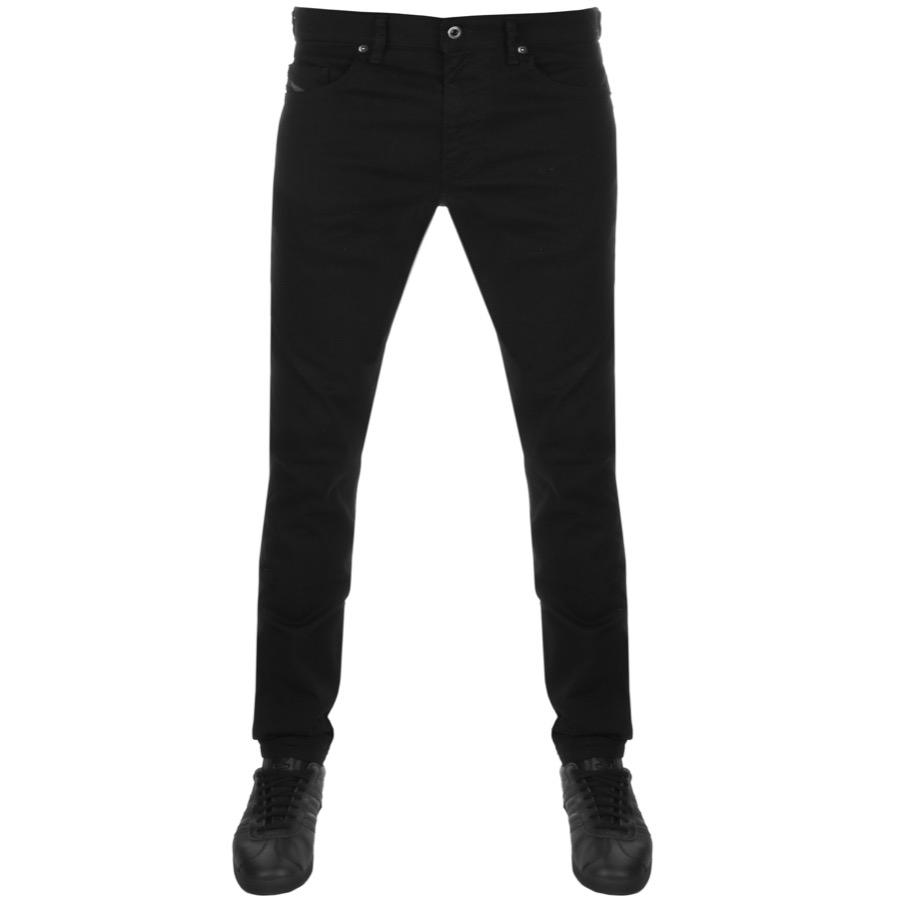 DIESEL Denim Thommer 0688h Jeans Black for Men - Lyst