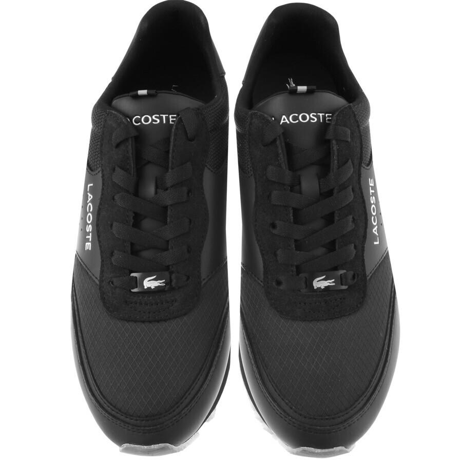 Lacoste Partner Luxe Trainers in Black for Men | Lyst