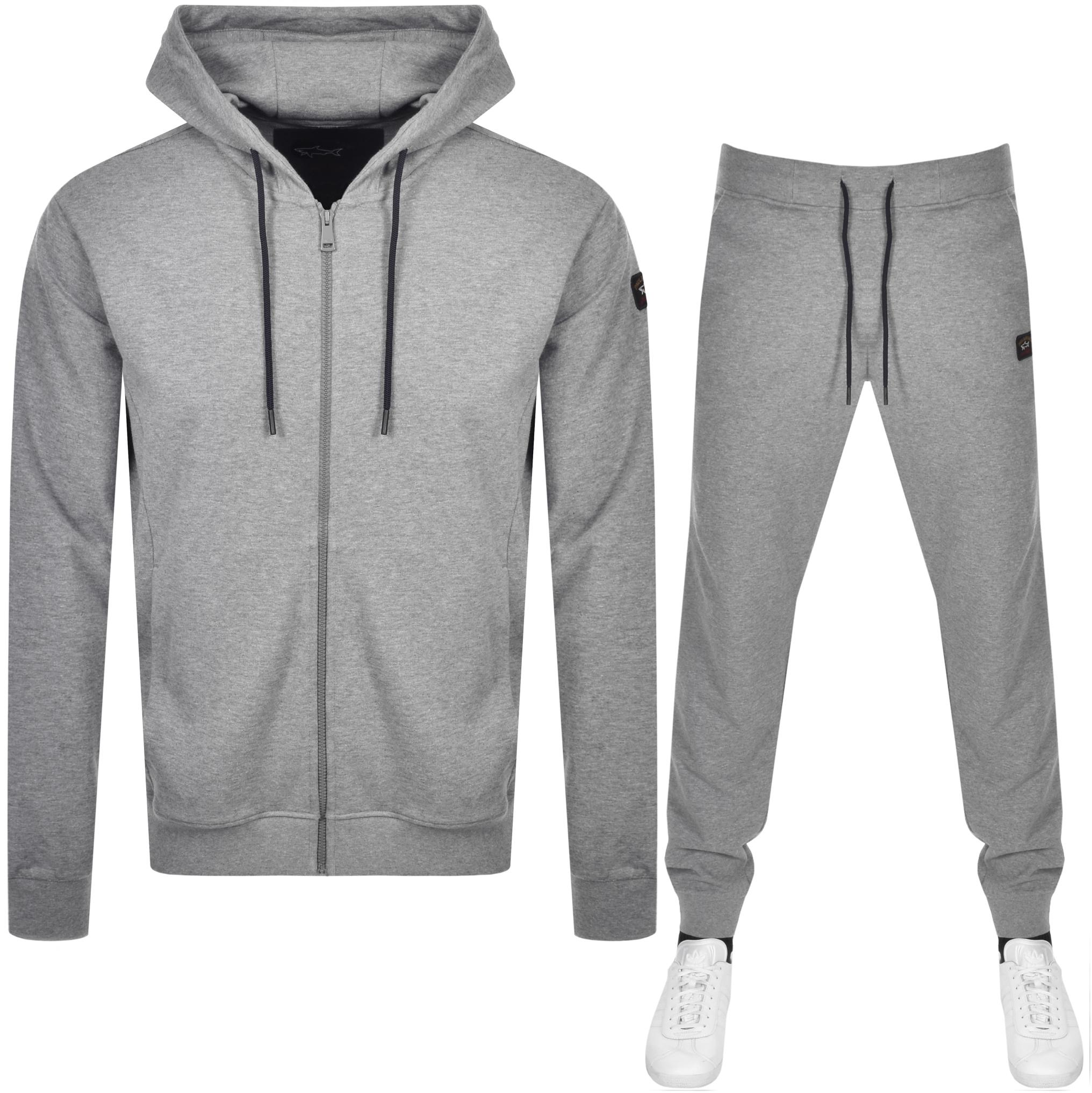 Paul & Shark Cotton Paul And Shark Tracksuit in Grey (Gray) for Men - Lyst