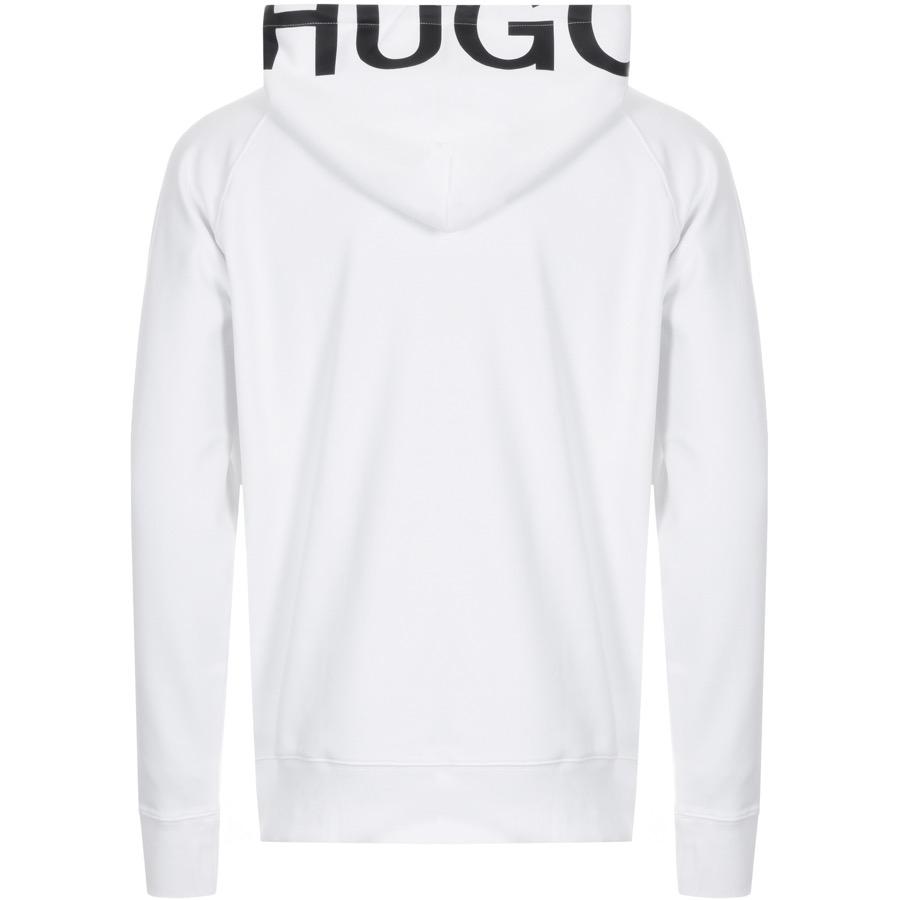 HUGO Cotton By Boss Dayfun Hoodie White 