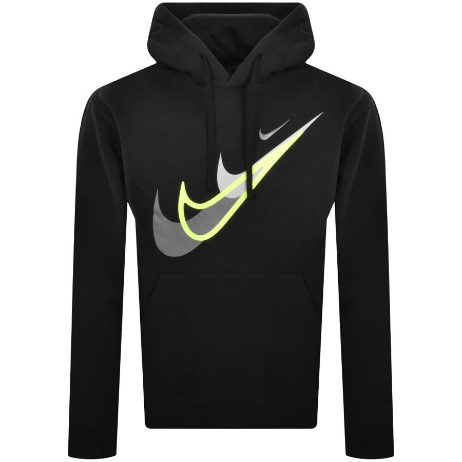 black and yellow nike hoodie