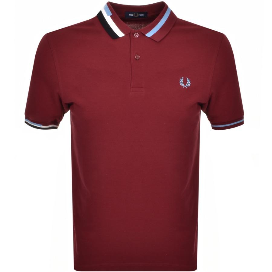 fred perry abstract collar