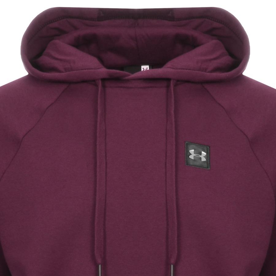 burgundy under armour hoodie