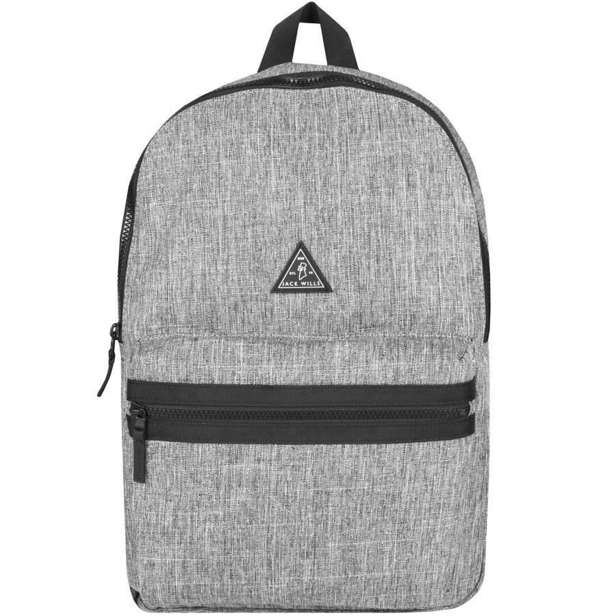 jack wills grey backpack