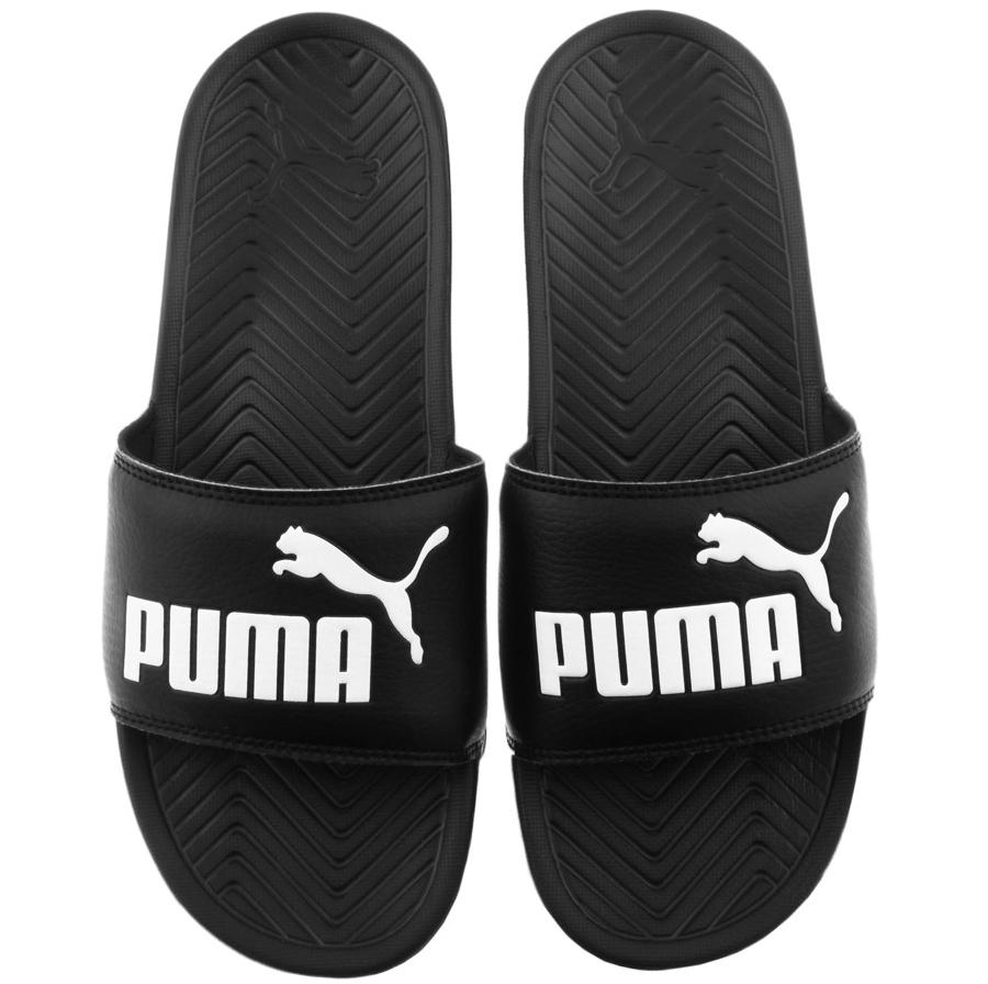 fluffy puma sliders