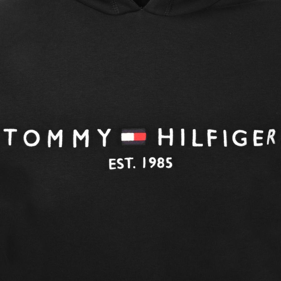 klud Ren Signal Tommy Hilfiger Fleece Logo Pullover Hoodie in Black for Men - Lyst