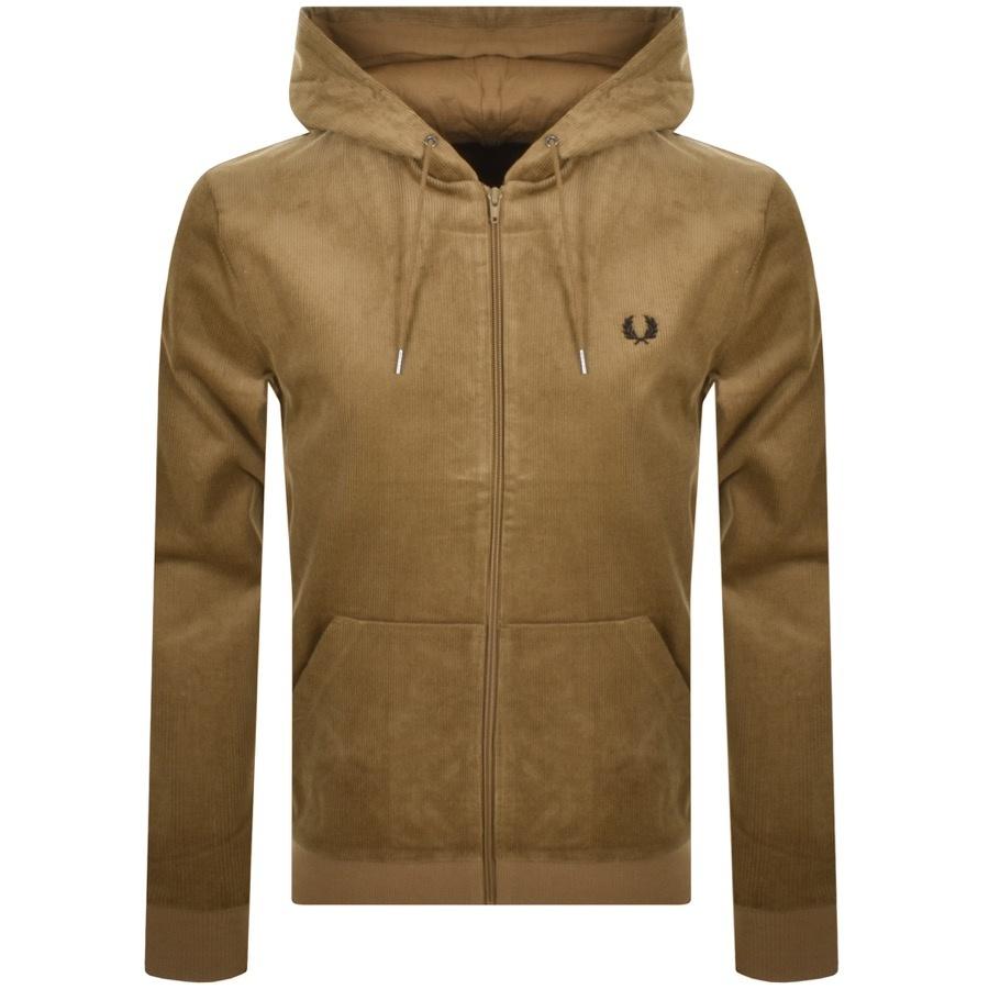 Fred Perry Cotton Cord Full Zip Hooded 
