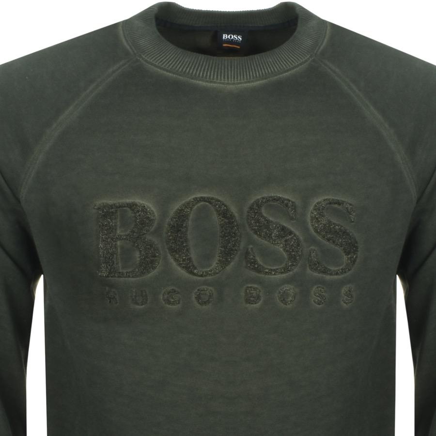 hugo boss sweatshirt green