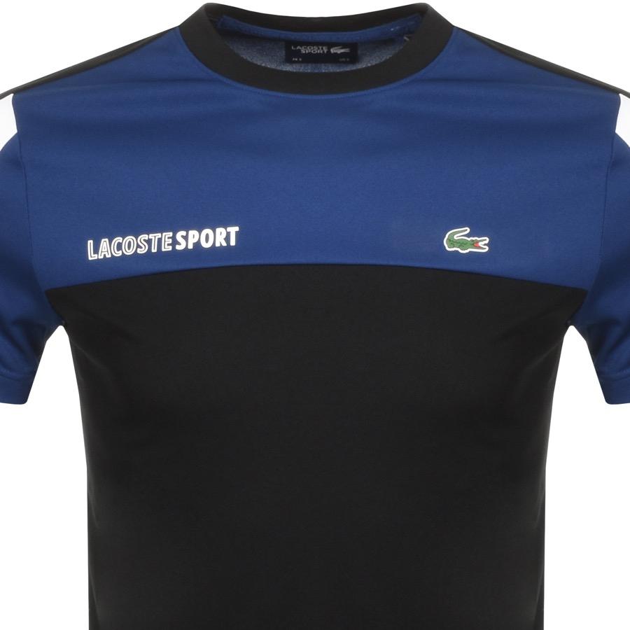 lacoste sport black t shirt