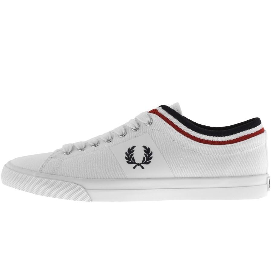 Fred Perry Underspin Tipped Cuff Trainers in Gray for Men | Lyst