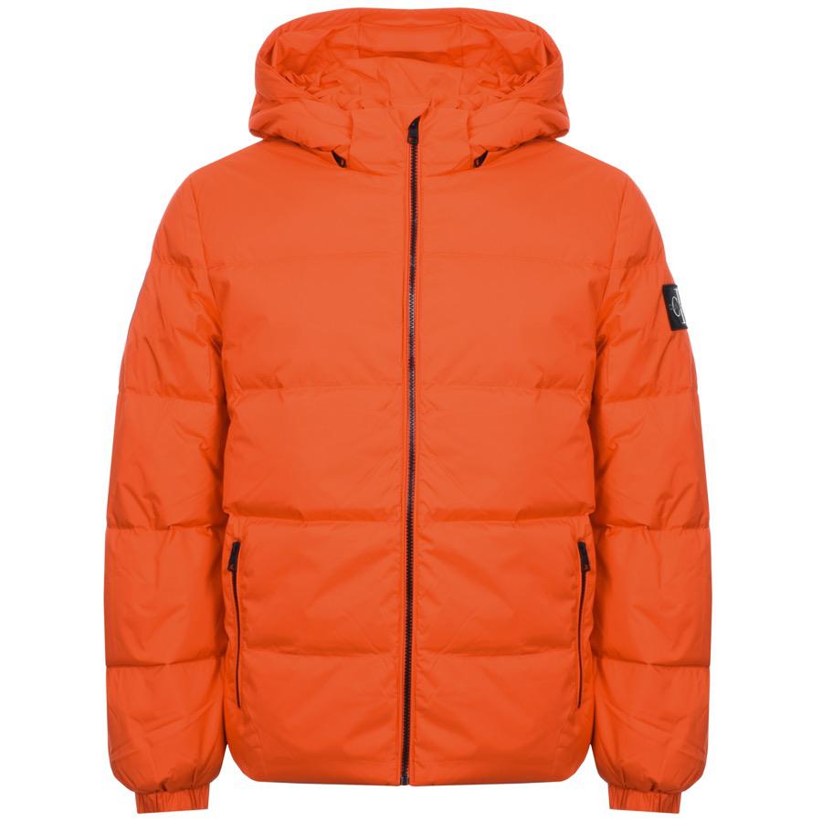 calvin klein orange jacket