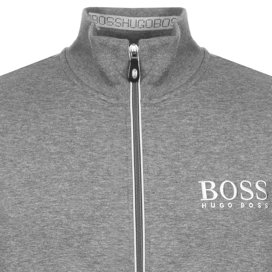 hugo boss grey zip up