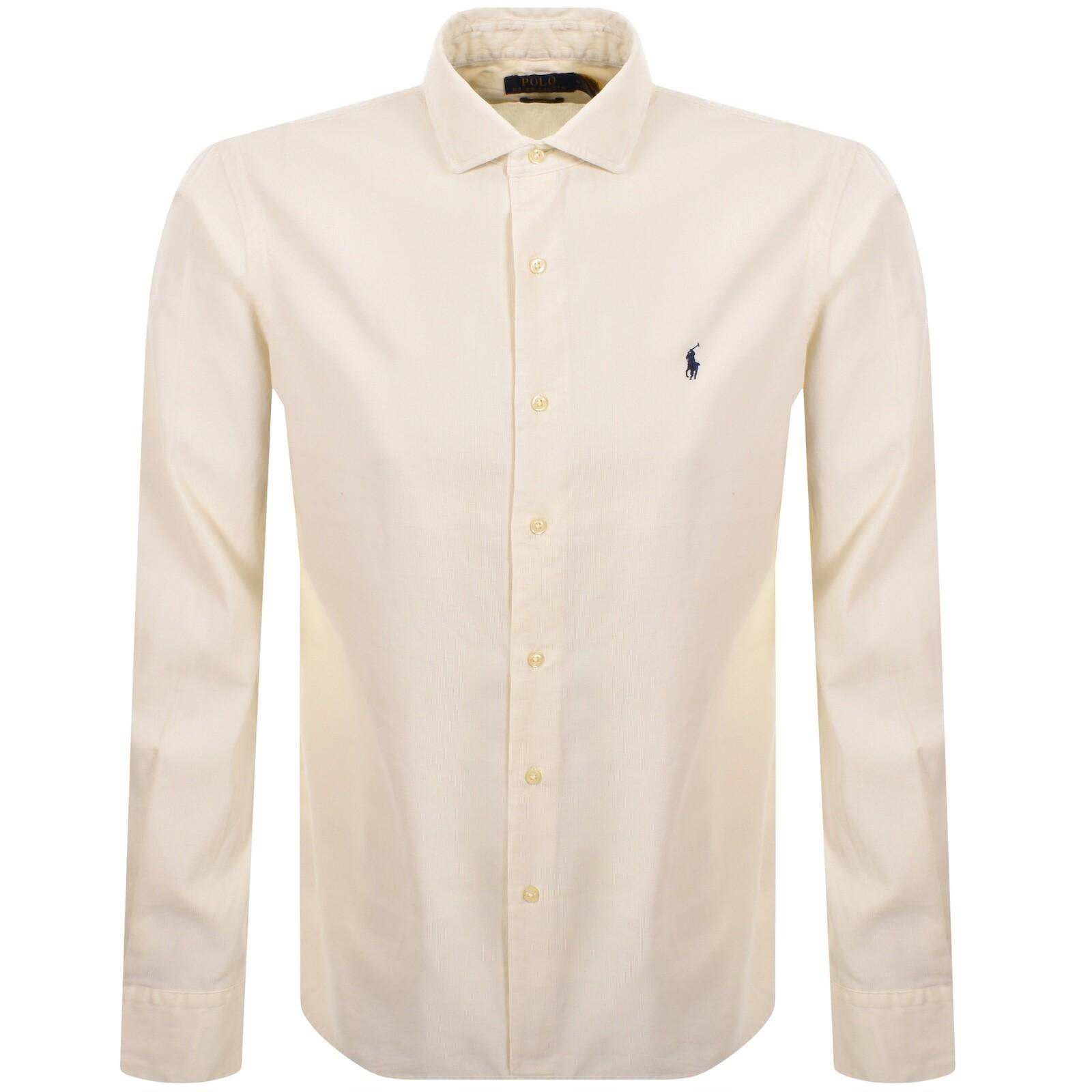Ralph Lauren Corduroy Shirt in Natural for Men Lyst UK
