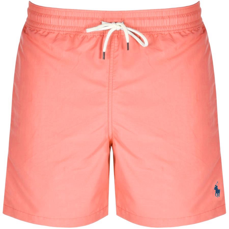 ralph lauren traveller swim shorts pink
