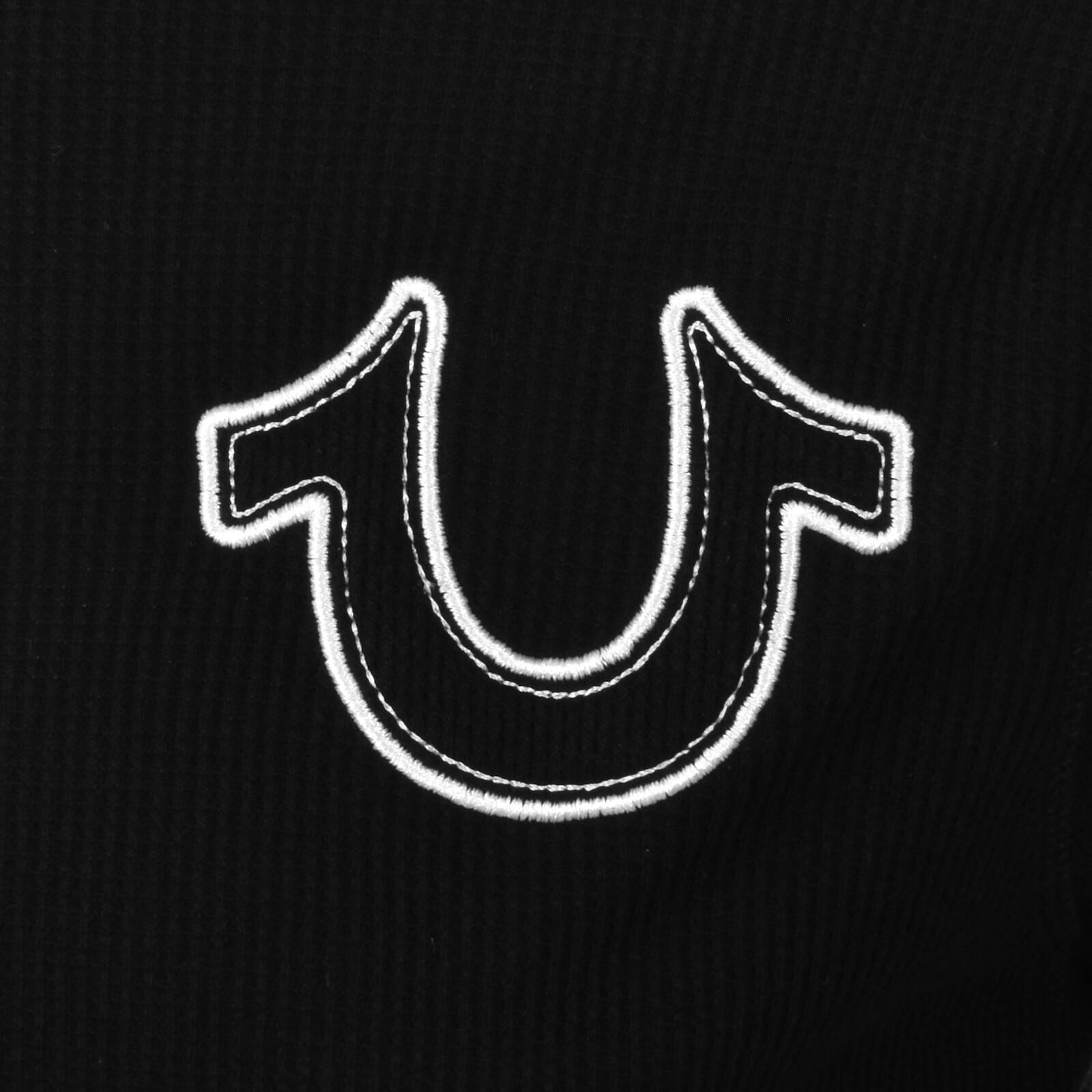 TRUE RELIGION Long Sleeve Thermal T Shirt in Black for Men | Lyst