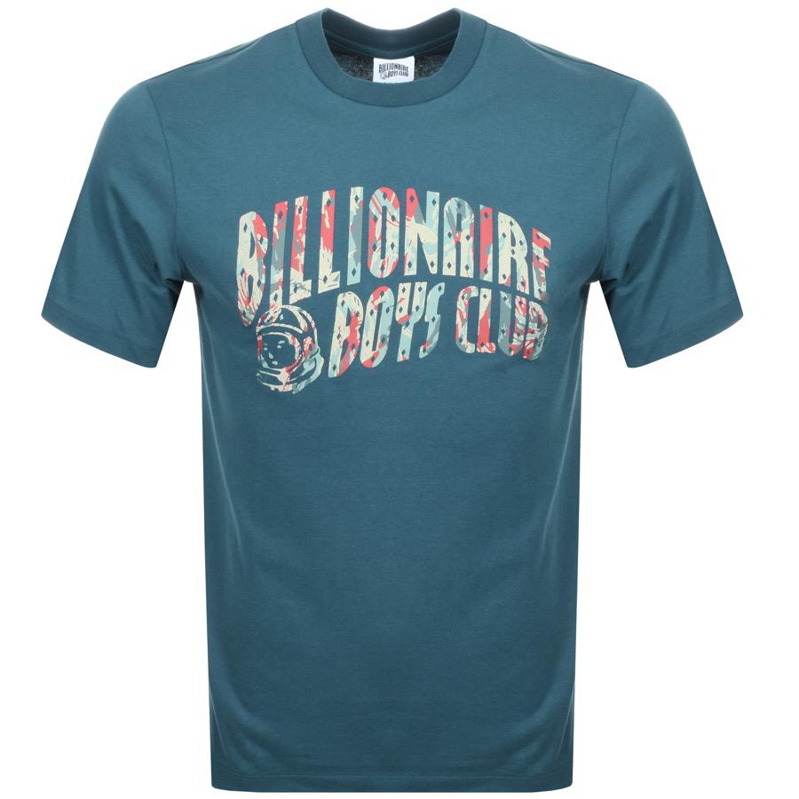 BBCICECREAM Cotton Billionaire Boys Club Camo Arch Logo T Shirt Blue ...