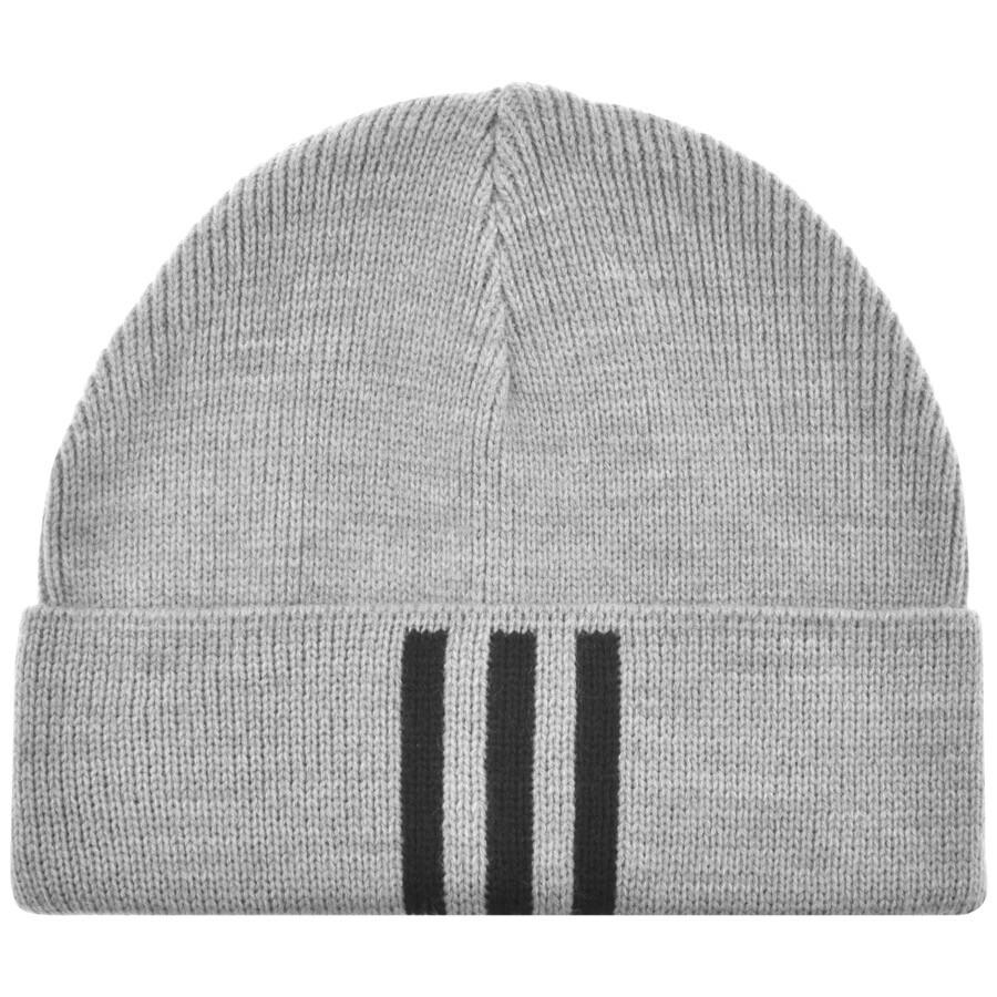 adidas Originals Adidas 3 Stripes Beanie Hat in Gray for Men | Lyst