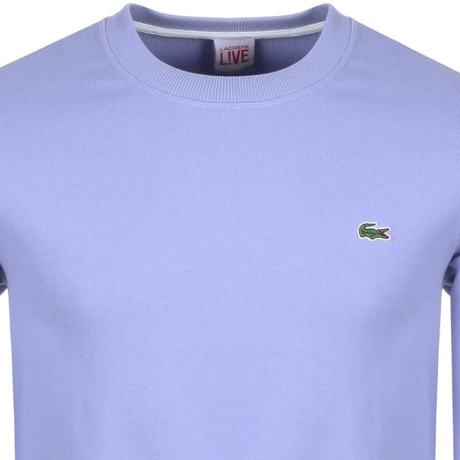 purple lacoste sweater