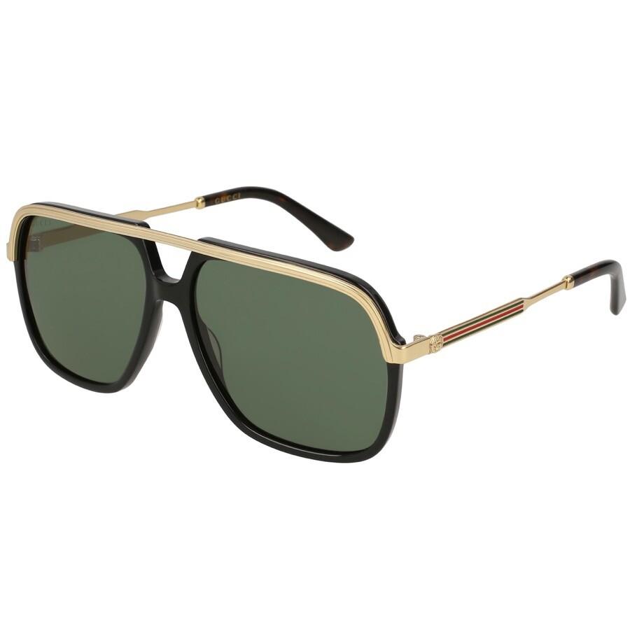 Gucci Gucci gg0200s 001 Sunglasses in Green for Men | Lyst