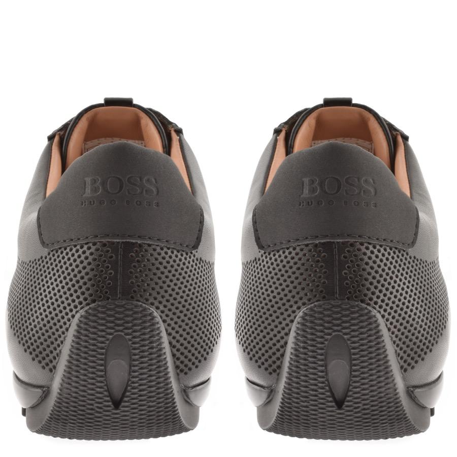 boss hugo boss hb racing trainers black